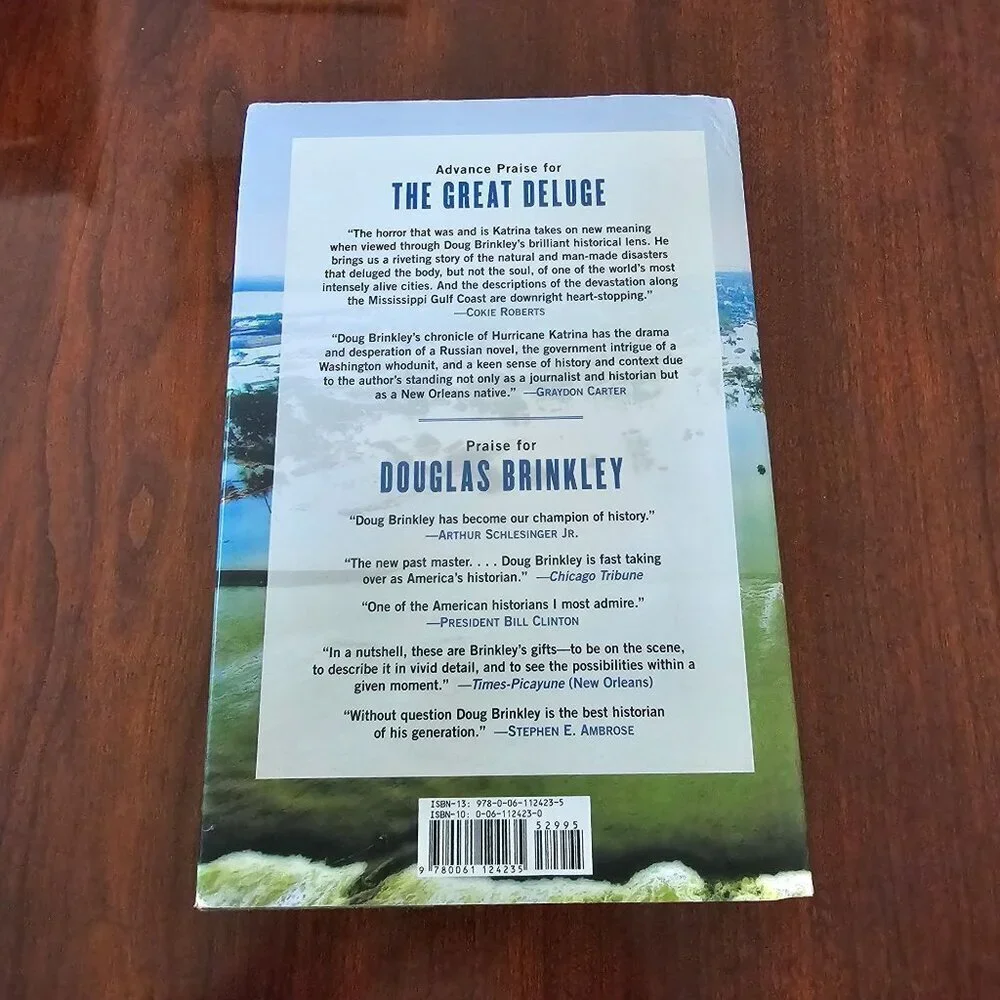 The Great Deluge By Douglas Brinkley Hardcover Book Hurricane Katrina 2006